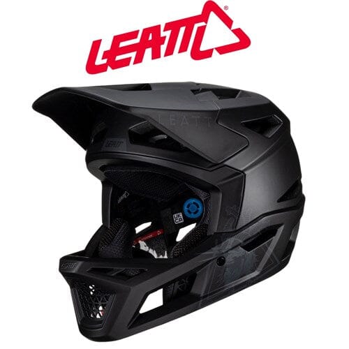 Leatt MTB Helmet Gravity 4.0 V23 HELMETS Melbourne Powered Electric Bikes Stealth M 57-58cm