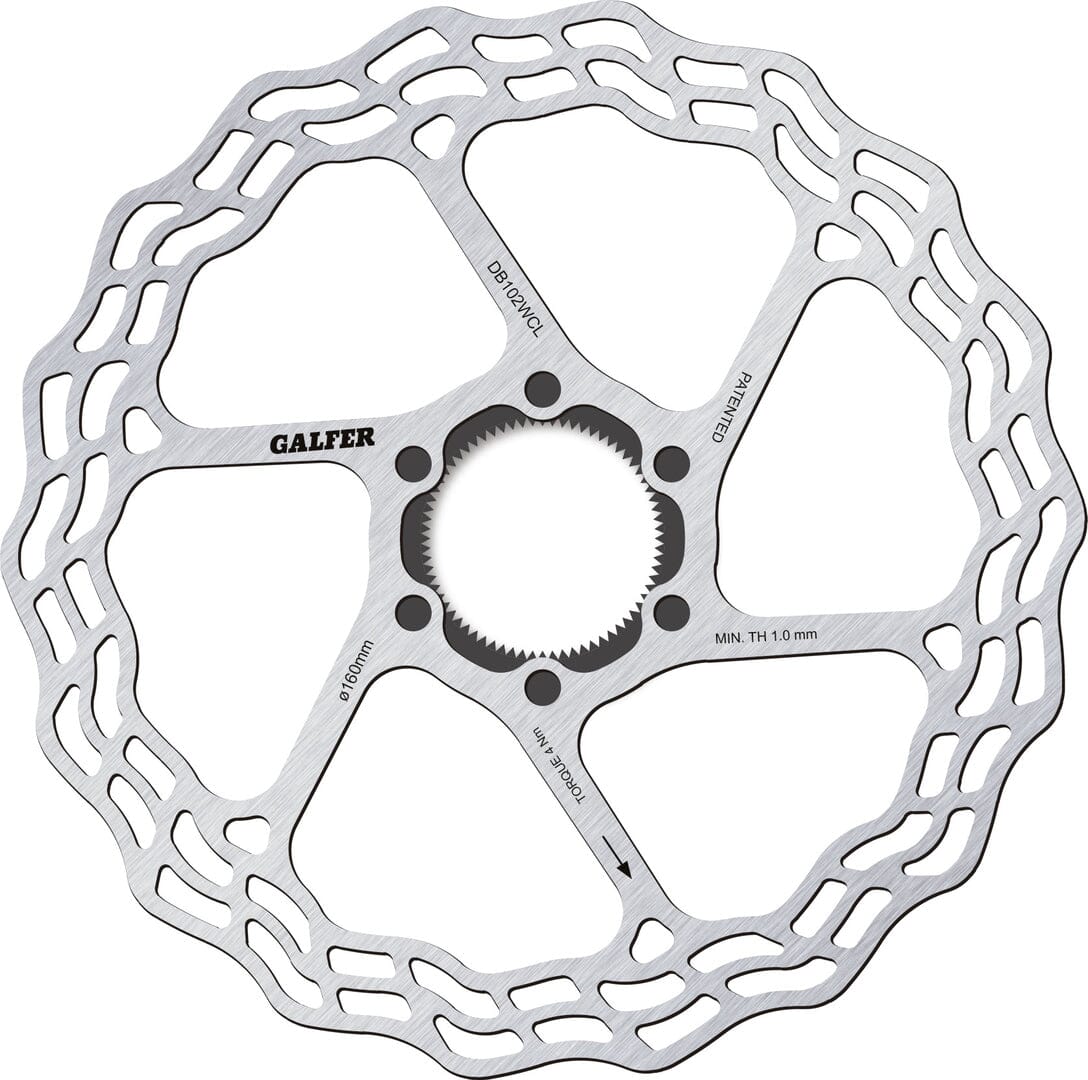 Galfer Disc Road Wave Centre Lock 160x1.8mm BRAKE ROTORS Melbourne Powered Electric Bikes