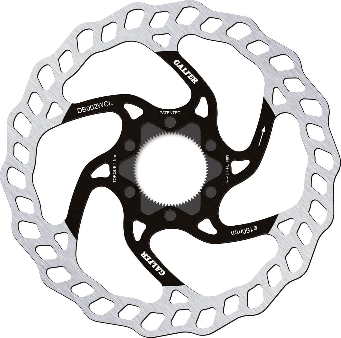 Galfer Disc Wave Fixed Centre Lock 180x1.8mm BRAKE ROTORS Melbourne Powered Electric Bikes
