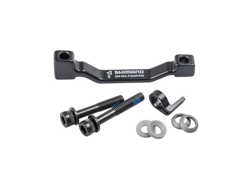 Sm-ma-f203-ppm Adapter 203mm Caliper: Post Mount: Post 180mm 2 ADAPTORS (BRAKES) Melbourne Powered Electric Bikes