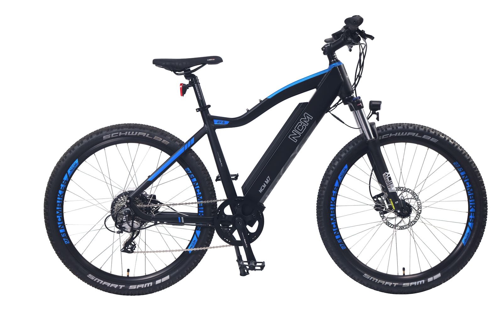 NCM M7 Electric Mountain Bike (Replaces Moscow Plus) MTB E-BIKES Melbourne Powered Electric Bikes 26 inch Black