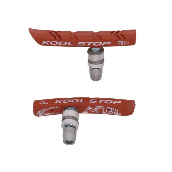 Kool Stop V-Brake Threaded Mountain Brake Pads BRAKE PADS Melbourne Powered Electric Bikes