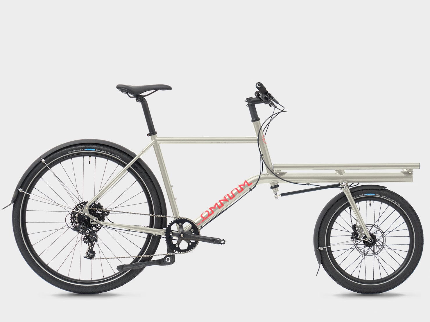 Omnium Cargo Mini-max V3 Complete Cargo Bike Front Loader Melbourne Powered Electric Bikes Small Glorious Grey