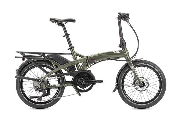 Tern Vektron S10 Folding e-Bike FOLDING E-BIKES Melbourne Powered Electric Bikes Forest Green 