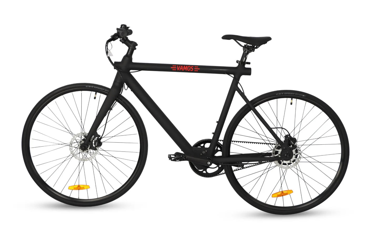 Vamos Pluma 2024 Road E-bike Road E-Bikes Melbourne Powered Electric Bikes Black