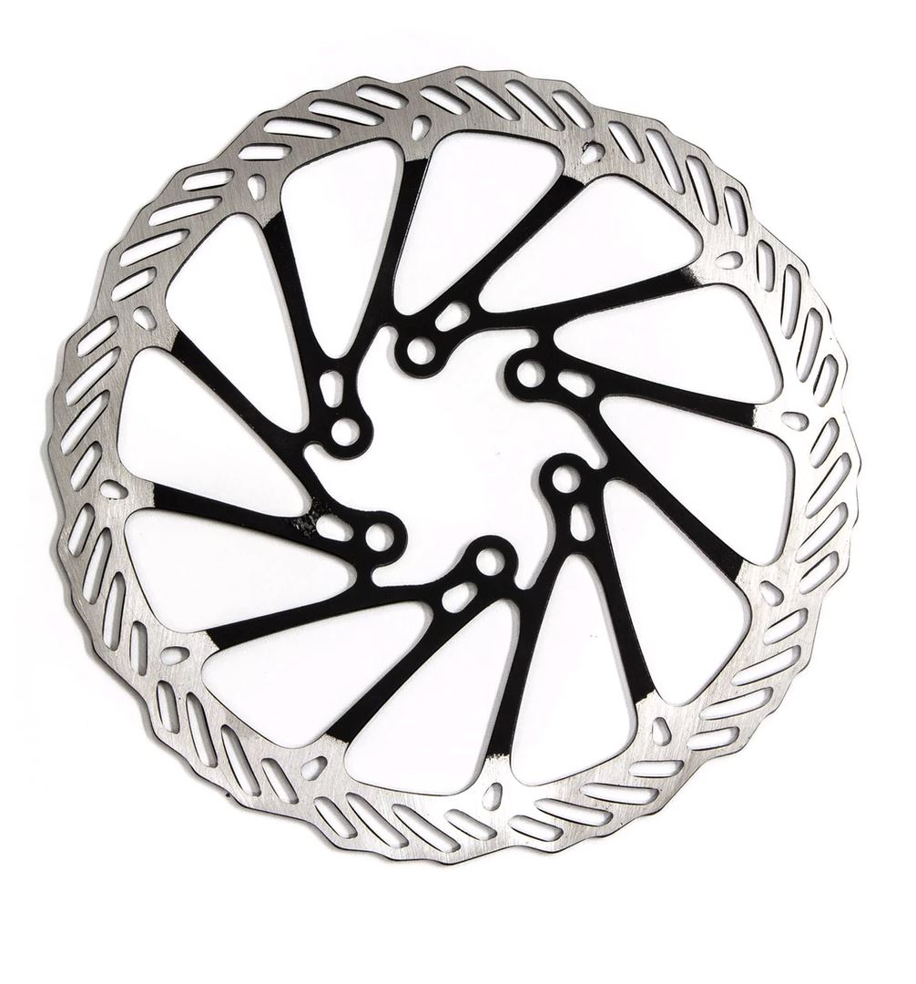Clarks Disc Rotor Stainless Steel 160mm Black - 6 Bolt BRAKE ROTORS Melbourne Powered Electric Bikes