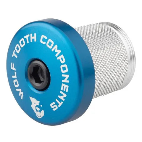 Wolf Tooth Compression Plug HEADSETS Melbourne Powered Electric Bikes Blue