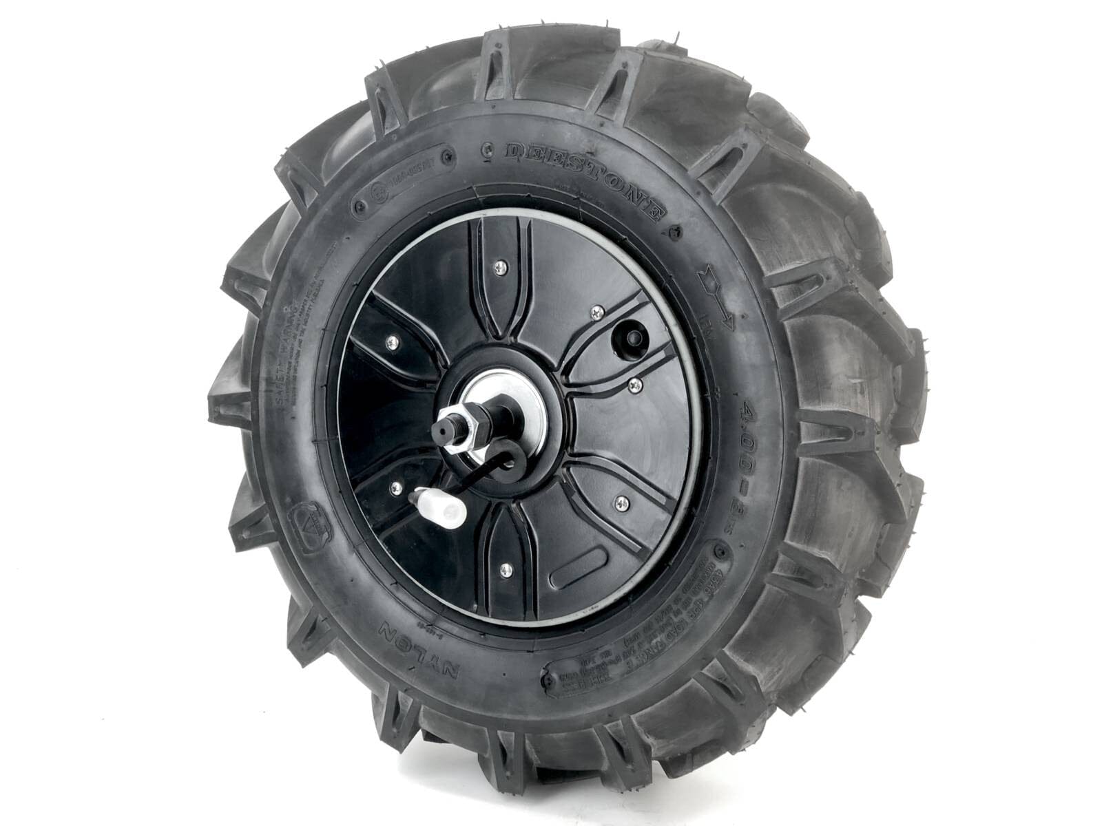 Grin Geared Wheelbarrow Motor with Agricultural Tyre GRIN TECHNOLOGIES Melbourne Powered Electric Bikes