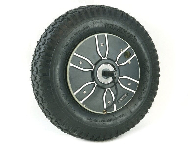 Grin Geared Wheelbarrow Motor with Regular Tyre GRIN TECHNOLOGIES Melbourne Powered Electric Bikes