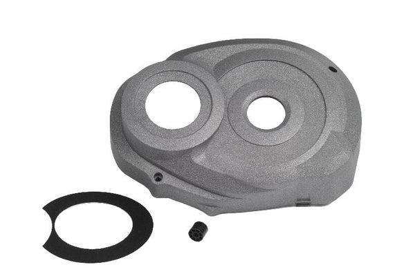 Bosch Design Cover Active Line (left/platinum) BOSCH CHAIN RINGS & DRIVE COVERS Melbourne Powered Electric Bikes & More 
