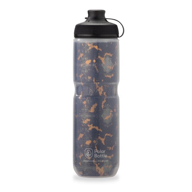 Polar Water Bottle 24 Oz Breakaway Insulated Copper/Charcoal