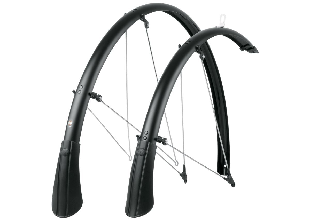 Set Parafanghi SKS Bluemels Basic 28'' 35mm Nero – Paraspruzzi Per Bici Da Corsa E City Bike