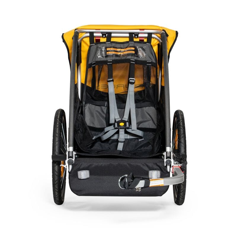 Burley Bee Single Trailer Yellow BIKE TRAILER Melbourne Powered Electric Bikes
