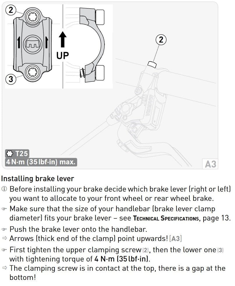 Magura Shiftmix 3 Lever Adapter For Sram Trigger; Right Only BRAKE LEVERS Melbourne Powered Electric Bikes