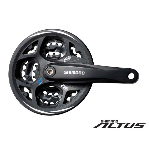Shimano Fc-m311 Front Crankset 170mm 42-32-22 Black W/cg CRANKSETS Melbourne Powered Electric Bikes