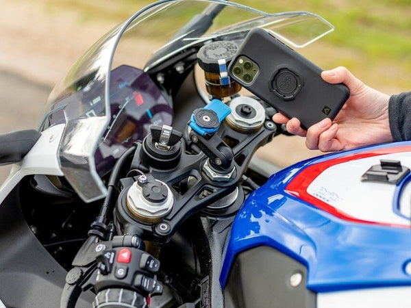 Quad Lock Motorcycle Fork Stem Mount PHONE & DEVICE MOUNTS Melbourne Powered Electric Bikes & More 