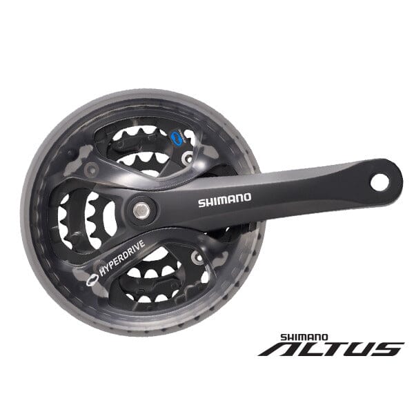 Shimano Fc-m361 Front Crankset 175mm 42-32-22 Black Melbourne Powered Electric Bikes & More