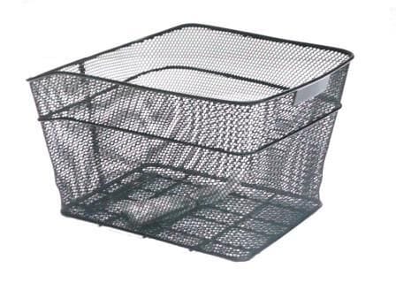 Basket - Rear Mesh Fixed Fittings L 41cm X W 34cm X H 25cm Black Melbourne Powered Electric Bikes & More