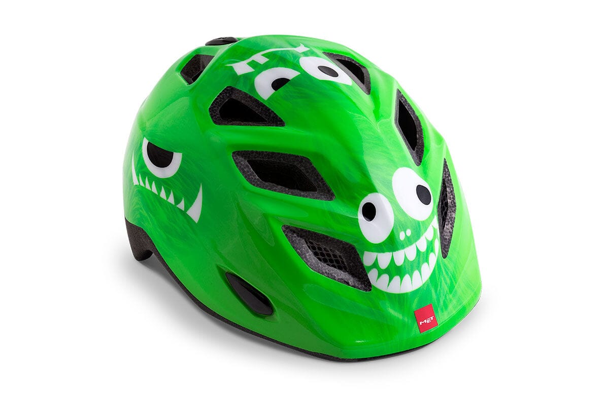 Met Elfo Kids Helmet HELMETS Melbourne Powered Electric Bikes Green Monster