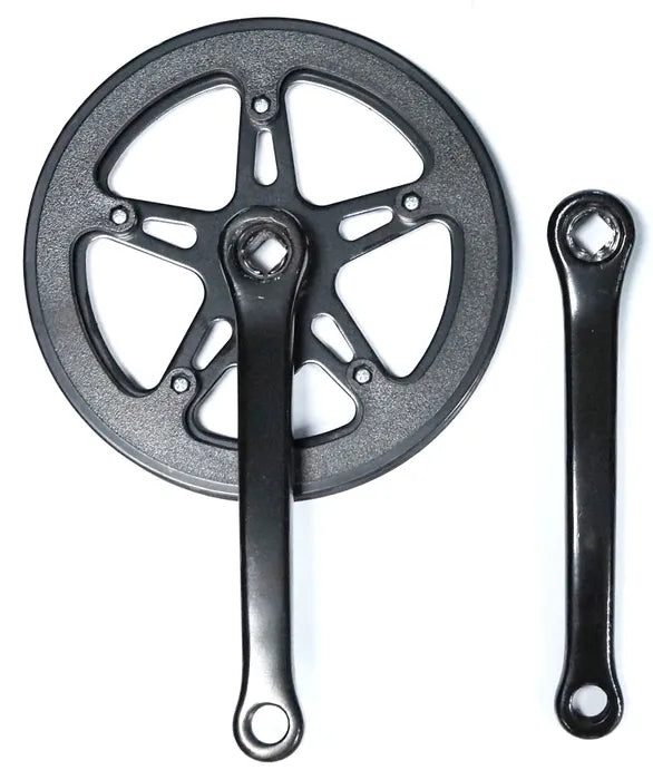 Chainwheel Set 170mm X 3/32 X 40t Steel With Double Plastic Guard Diamond Taper Black CRANKSETS Melbourne Powered Electric Bikes