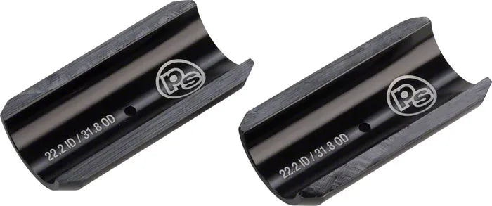 Problem Solvers H/bar Shim 22.2-31.8mm 60mm Long Black HANDLEBARS Melbourne Powered Electric Bikes