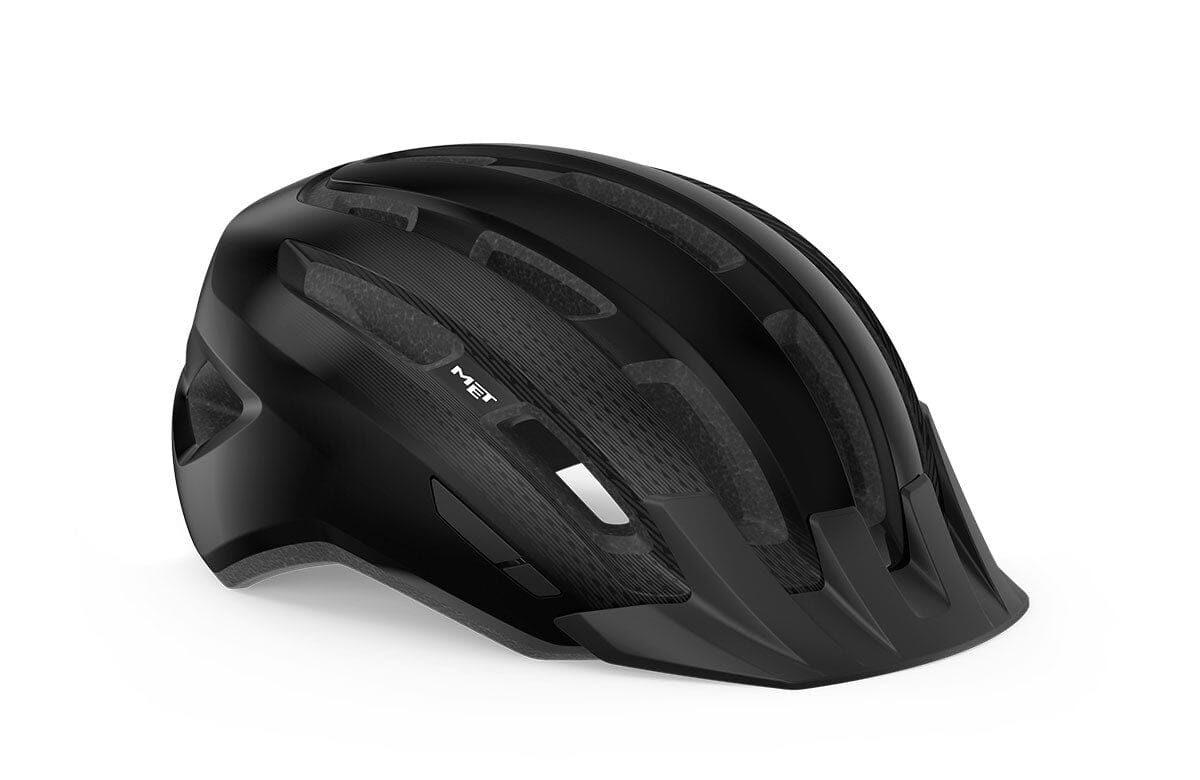 Met Downtown Active Helmet HELMETS Melbourne Powered Electric Bikes Medium Black