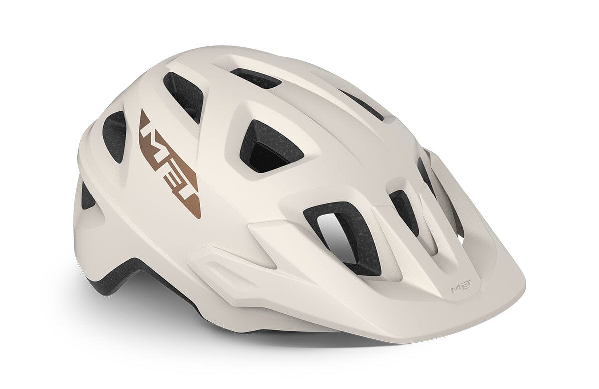 Met Echo Mtb Helmet HELMETS Melbourne Powered Electric Bikes LG White/Bronze