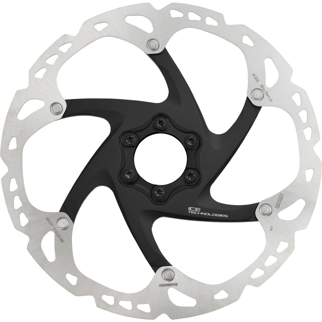 Sm-rt86 Disc Rotor 160mm Xt Ice-tech 6-bolt Melbourne Powered Electric Bikes & More
