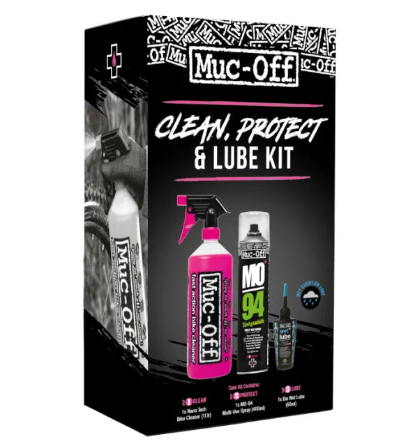 Muc-off Kit Clean/protect/lube - Wet CLEANING KITS Melbourne Powered Electric Bikes 
