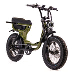 Fatboy The Harlem Fat Tyre E-Bikes Melbourne Powered Electric Bikes Jungle Green 