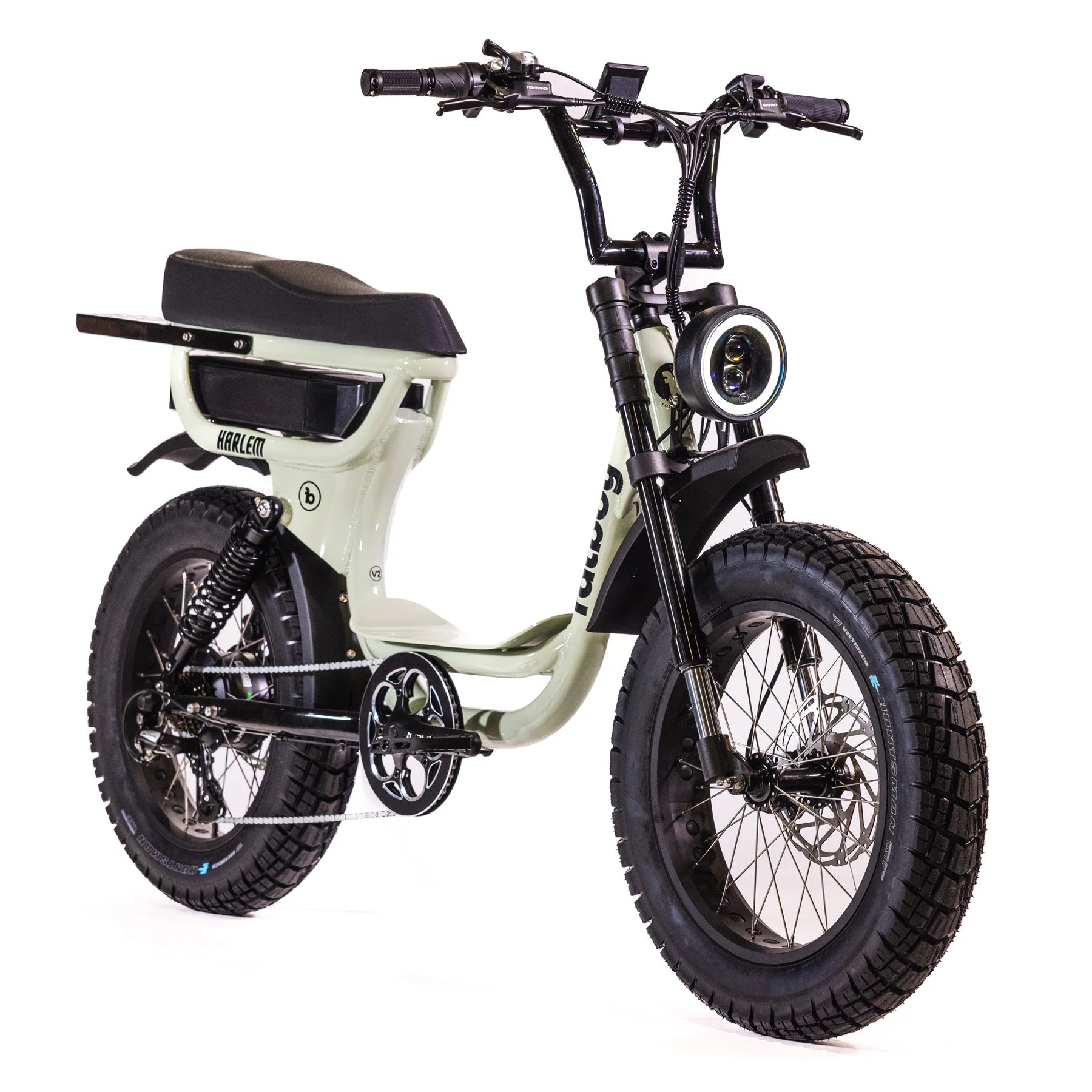 Fatboy The Harlem Fat Tyre E-Bikes Melbourne Powered Electric Bikes Sage Green 