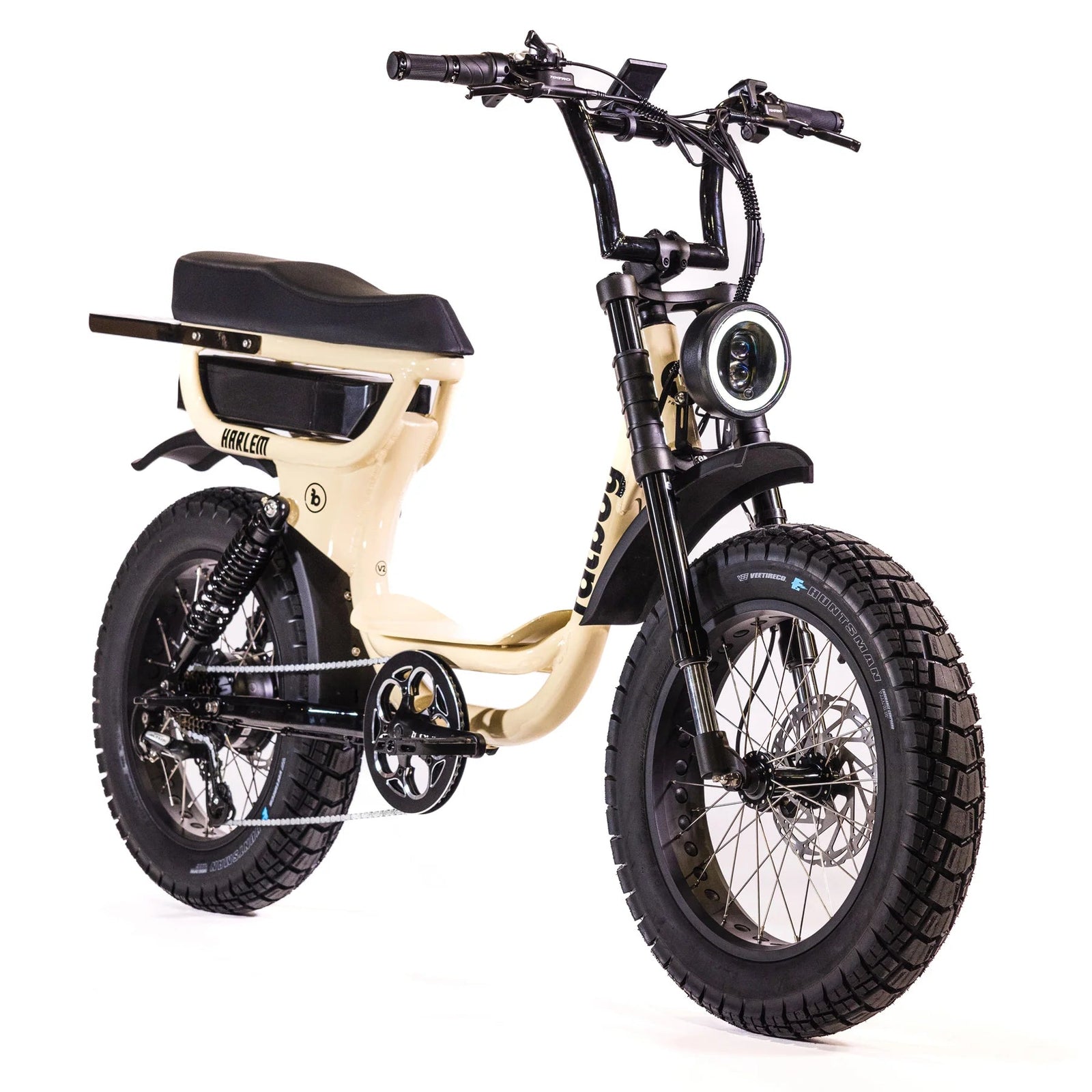 Fatboy The Harlem Fat Tyre E-Bikes Melbourne Powered Electric Bikes Desert Sand 