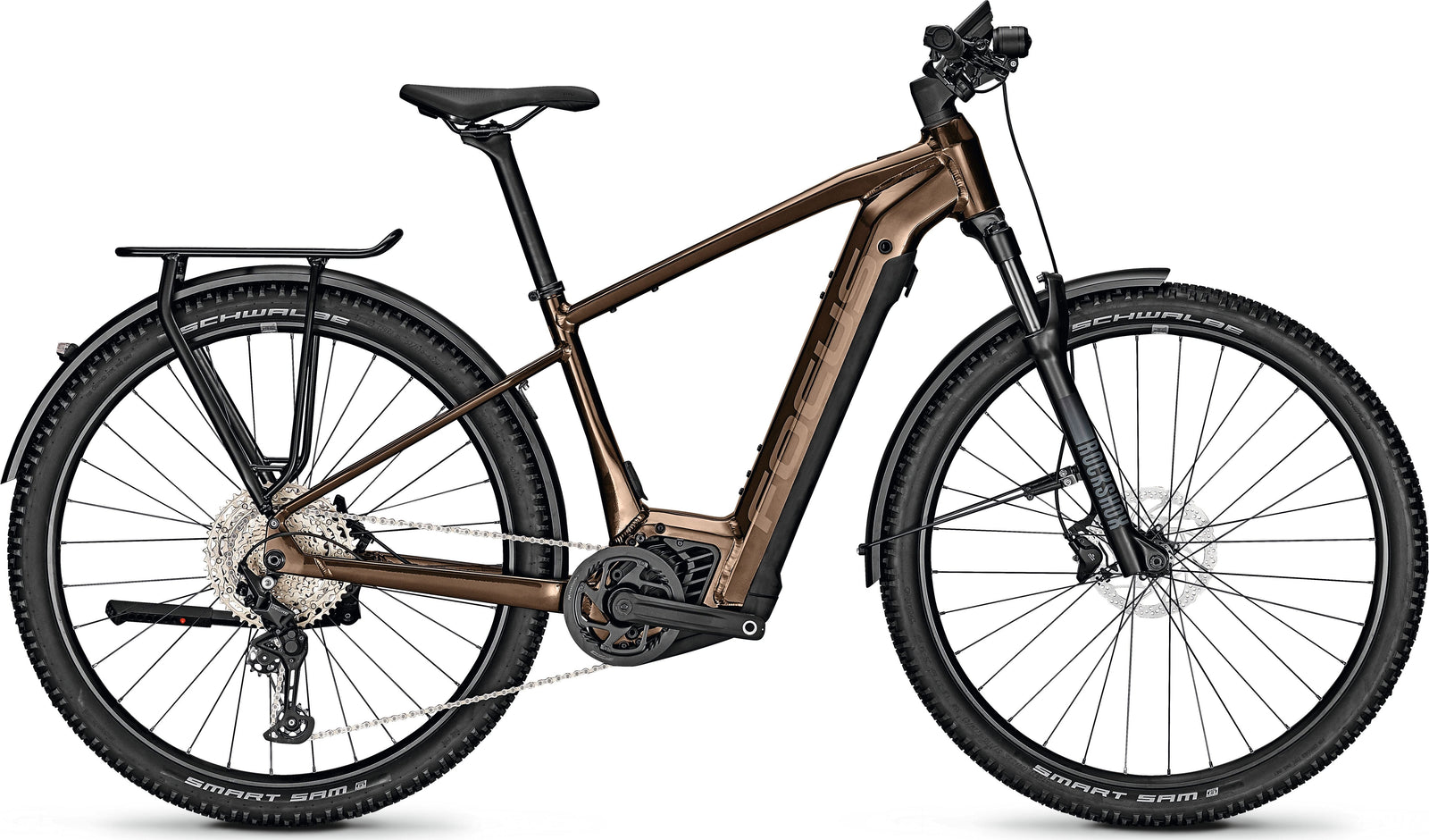 Focus Aventura² 6.8 Electric Bike 750Wh - 2023 COMMUTER E-BIKES Melbourne Powered Electric Bikes Medium GoldBrown 