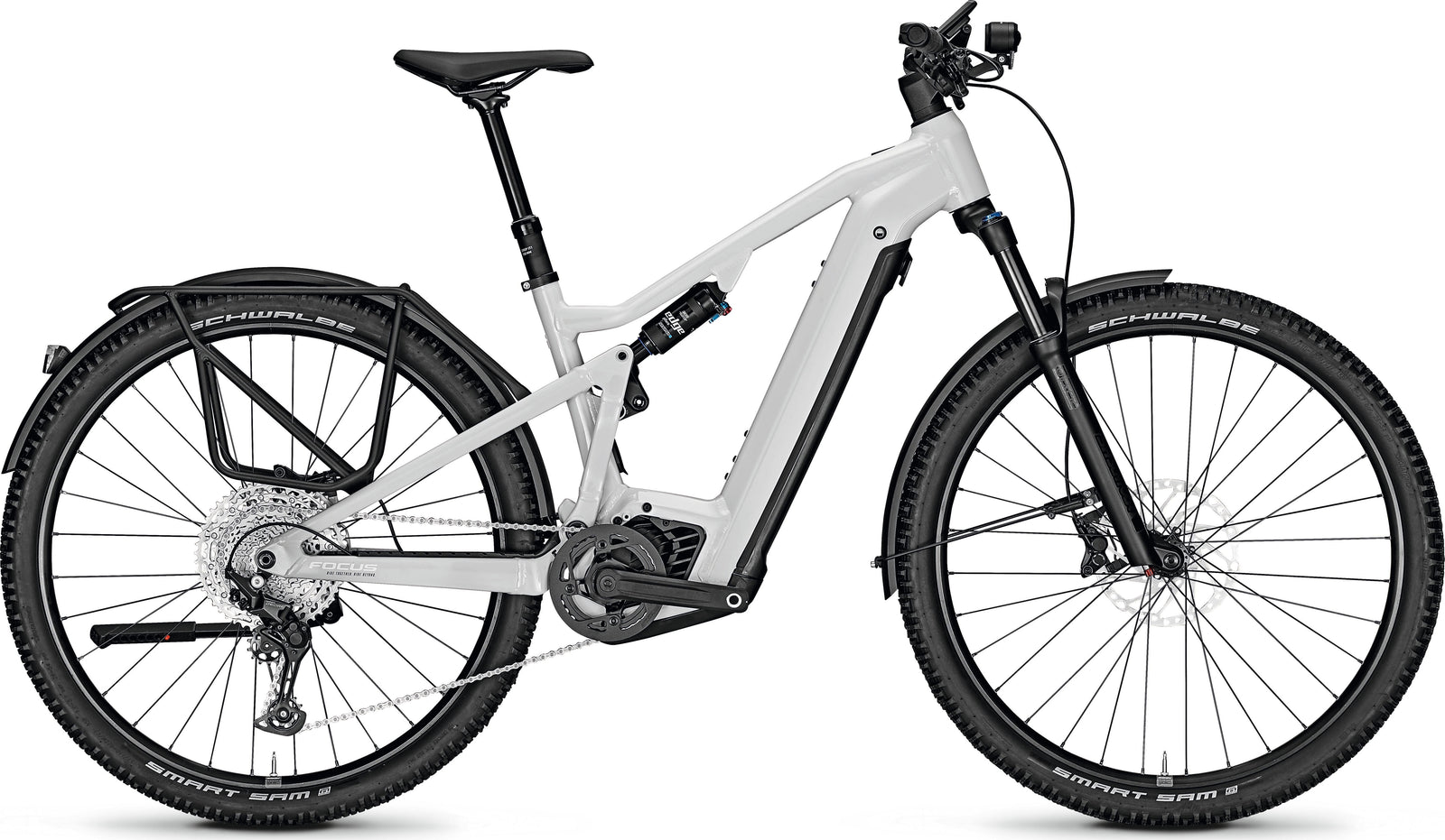 Focus Thron² 6.7 EQP Electric Mountain Bike 625Wh - 2023 MTB E-BIKES Melbourne Powered Electric Bikes Lightgrey Glossy Medium 