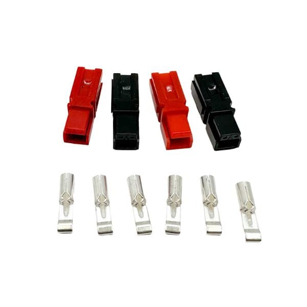 Anderson Powerpole Red & Black Connector Pack (Including Crimps) E-BIKE PARTS Melbourne Powered Electric Bikes 