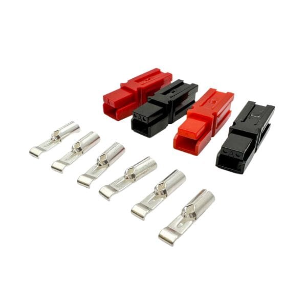 Anderson Power Inlet Anderson Powerpole Red & Black Connector Pack (Including Crimps)