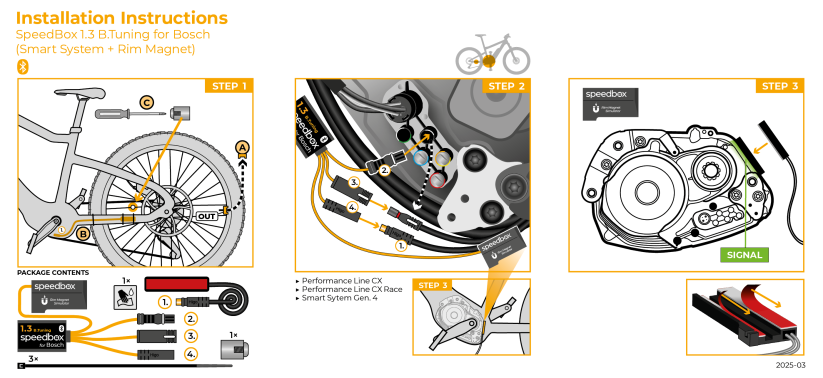 SpeedBox 1.3 B.Tuning for Bosch (Smart System Gen.4 + Rim Magnet)