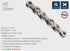 KMC E8 - 6-8 Speed 136L Silver w/ Connect Link