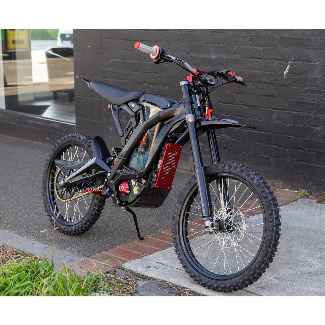 EBMX upgraded Surron Light Bee X E-MOTO Melbourne Powered Electric Bikes 