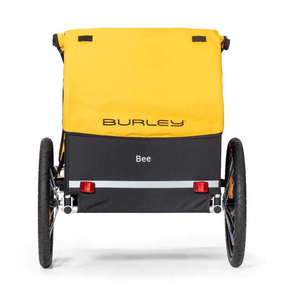 Burley Bee Double Kids Trailer Yellow BIKE TRAILER Melbourne Powered Electric Bikes 