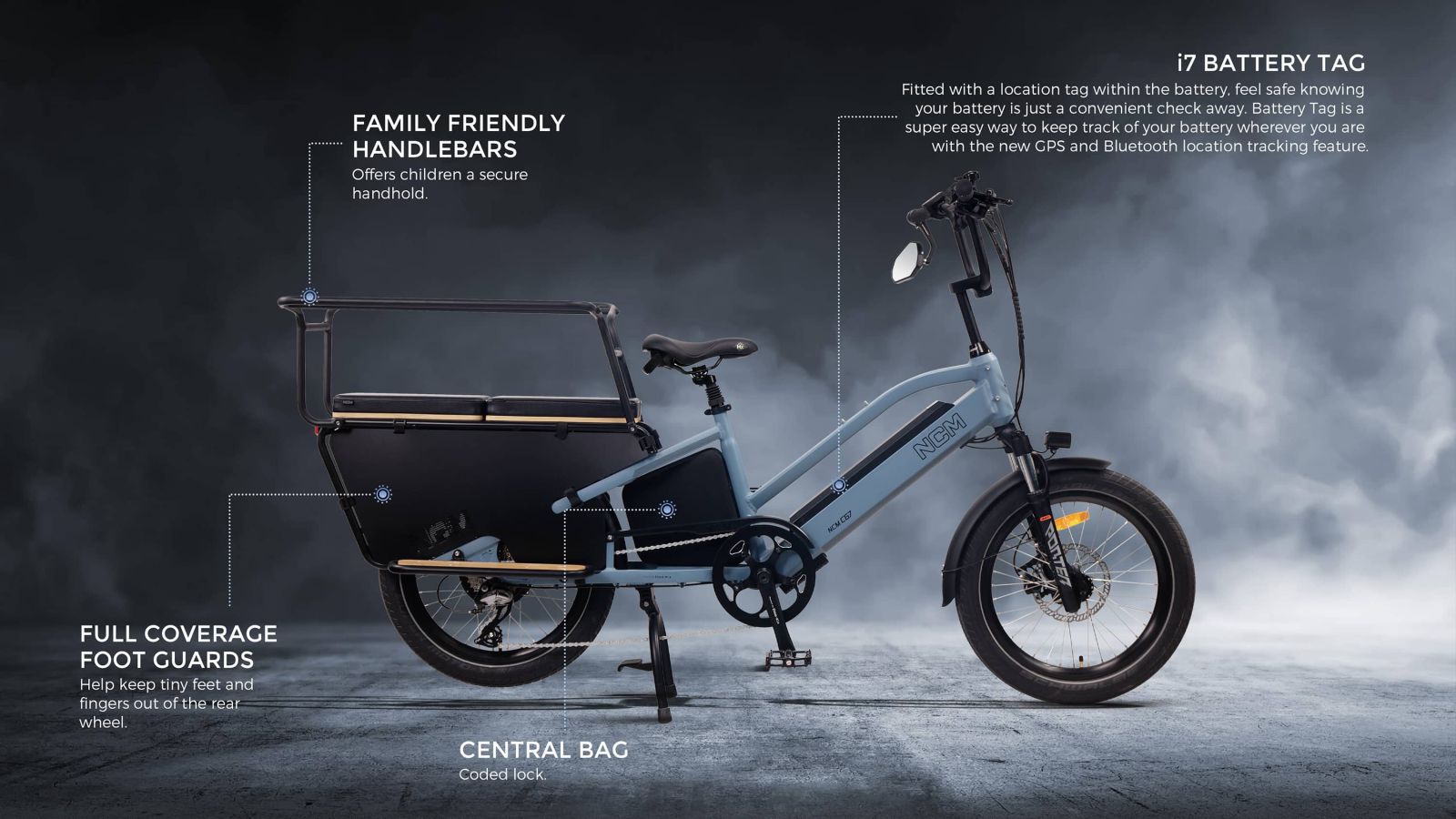 NCM CG7 Cargo Electric Bike