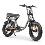 Ampd Bros Ace-S Plus Fat Tyre Electric Bike FAT TYRE E-BIKES Melbourne Powered Electric Bikes Titanium 