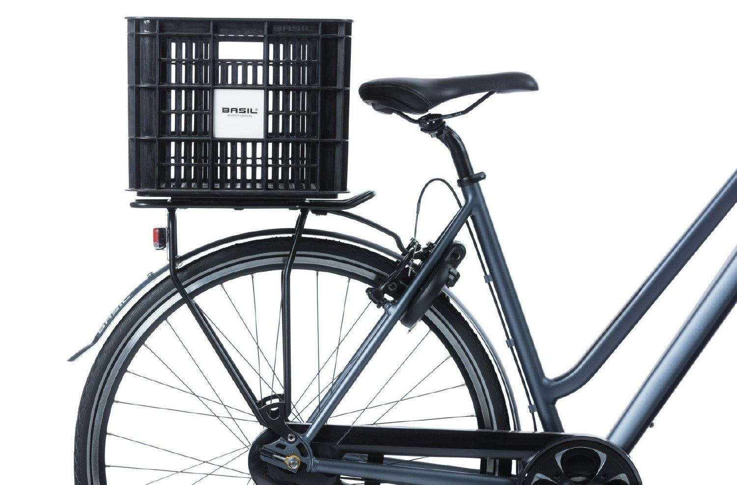 Basil Bicycle Crate - Black