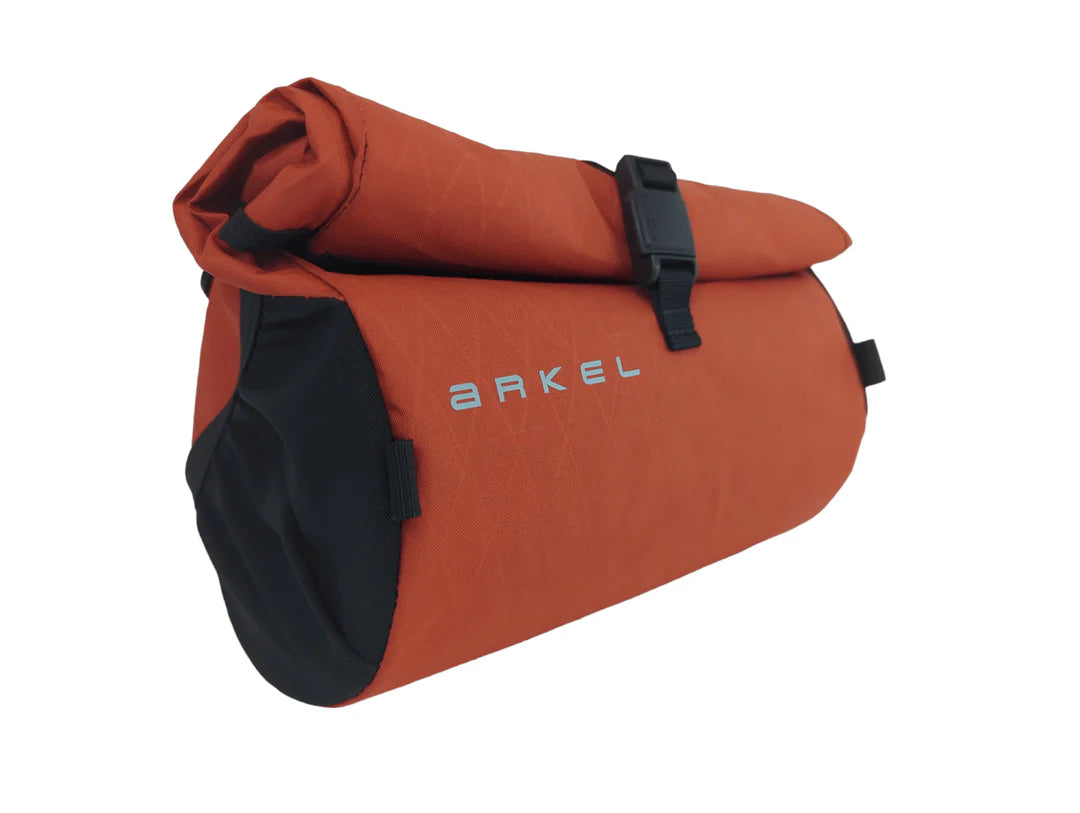 Arkel E.T. Burrito - Waterproof Handlebar Bag - 4L & 4.5L HANDLEBAR BAGS Melbourne Powered Electric Bikes XPac RX30 - Cayenne 