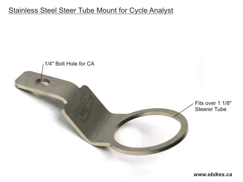 Grin Steer Tube Mounted Bracket for Cycle Analysts UNCATEGORISED ACCESSORIES Melbourne Powered Electric Bikes 