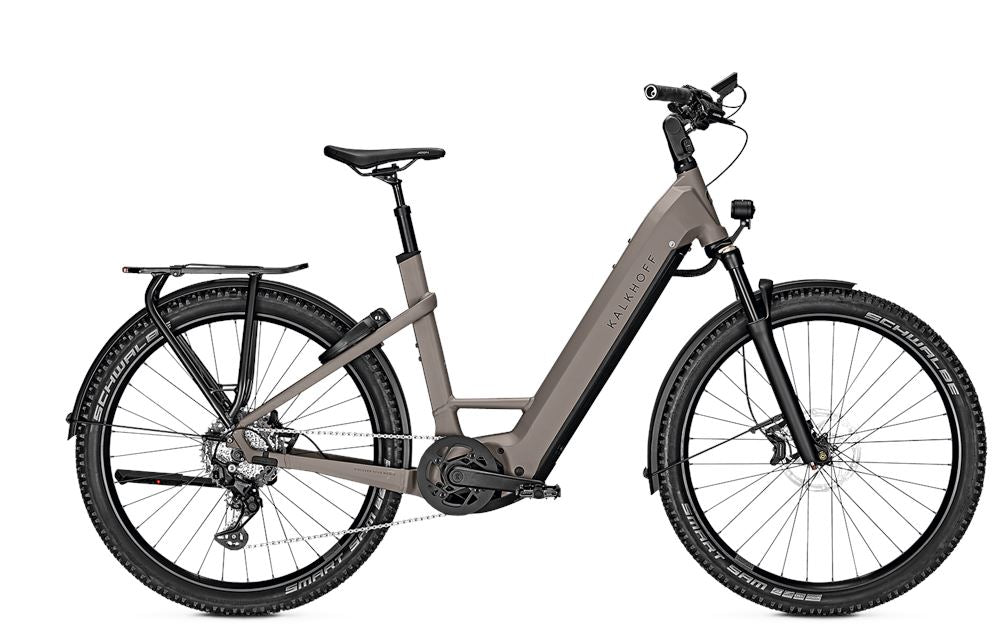 Kalkhoff Entice 7.B Move+ 750Wh eBike - 2024 (Smart System CX) COMMUTER E-BIKES Melbourne Powered Electric Bikes Large Moonstone Grey Matt 