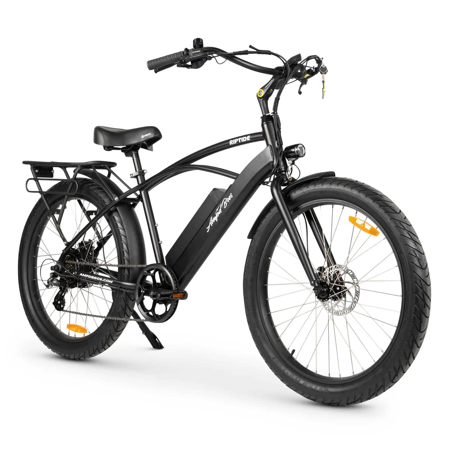 Ampd Bros Riptide 3 Beach Cruiser E-Bike CRUISER E-BIKE Melbourne Powered Electric Bikes Matte Black 