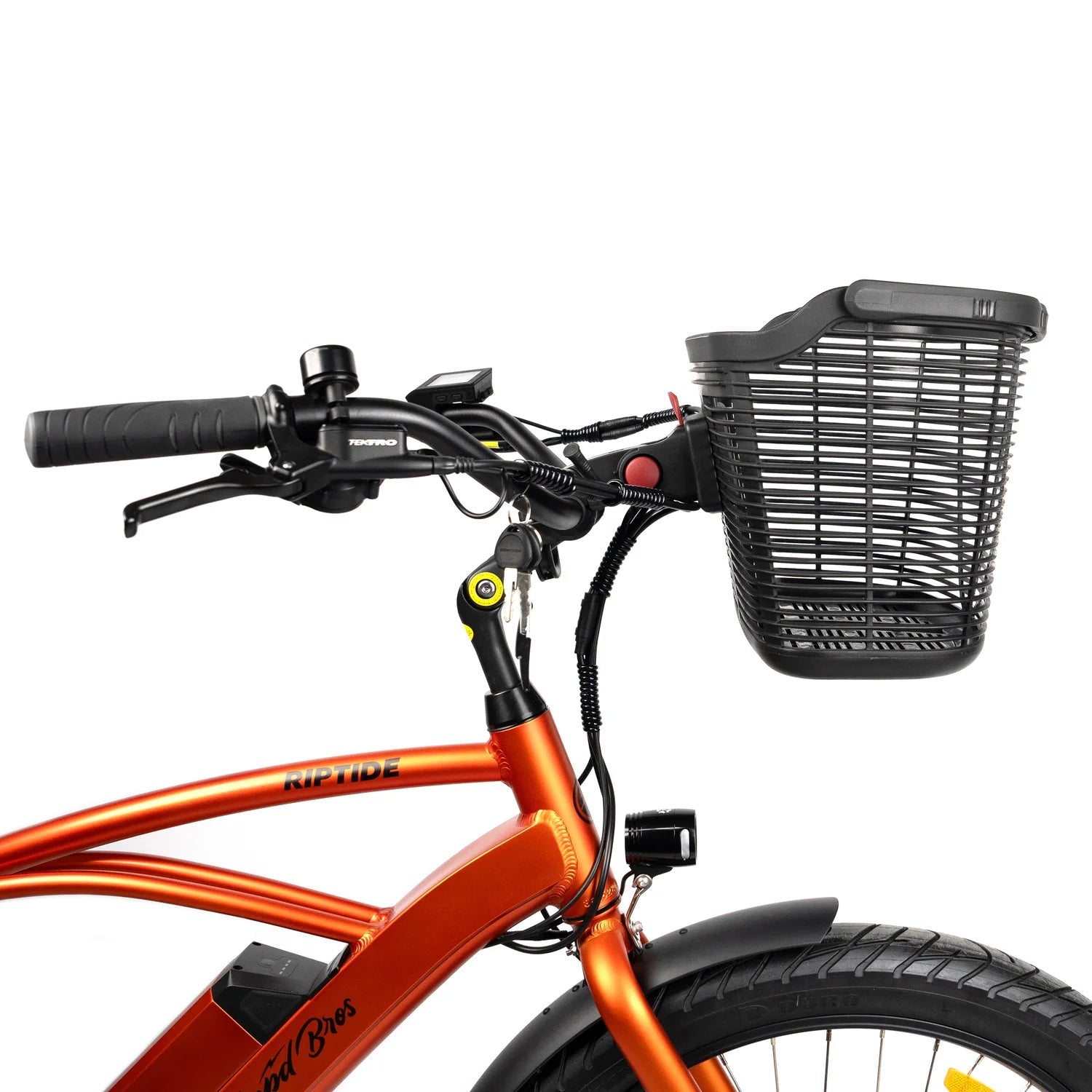 Ampd Bros Front Detachable Cruiser Basket Baskets Melbourne Powered Electric Bikes 