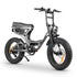 Ampd Bros Ace-S Pro Dual Suspension Electric Bike Fat Tyre E-Bikes Melbourne Powered Electric Bikes Silver 