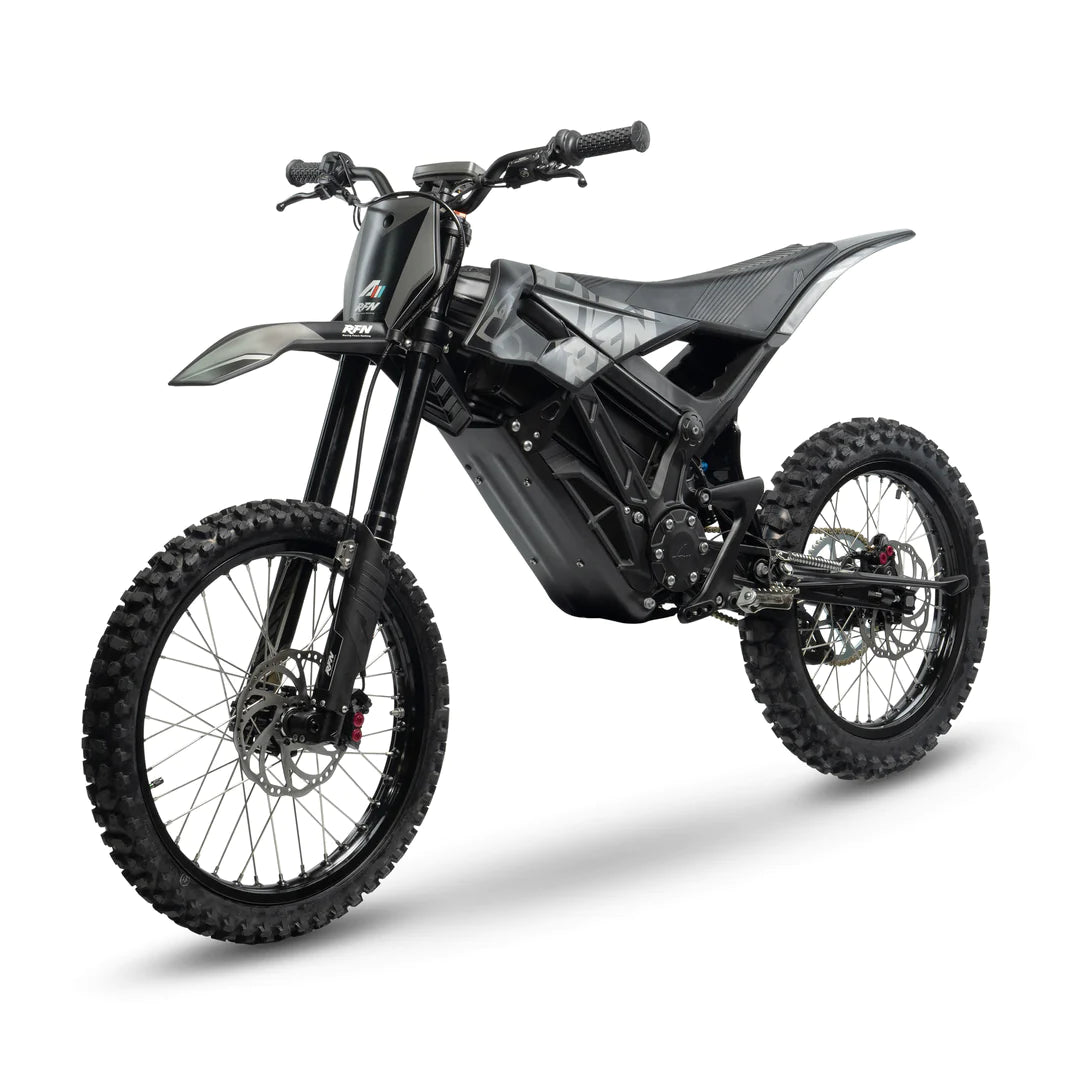 RFN Ares Rally E-MOTO BIKES Melbourne Powered Electric Bikes Shadow Black 